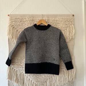 Tory Burch Two Tone Crewneck Sweater